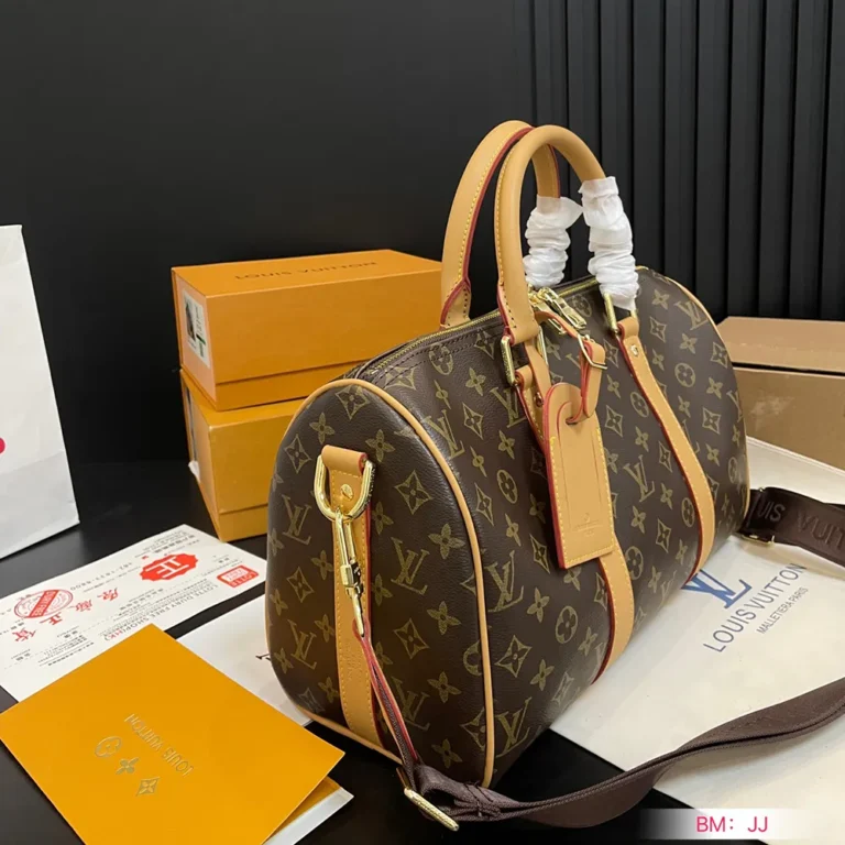 LV Louis Vuitton Keepall 35 Luggage Bag 35*21CM - Image 3