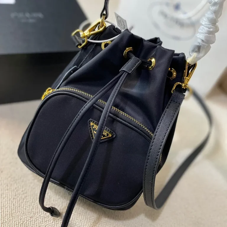 PRADA Duet Re-Nylon Bucket Bag 19*23CM - Image 5