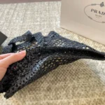 PRADA Crochet Tote Bag 34*36CM