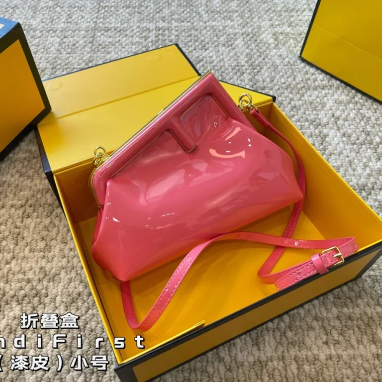 FENDI First Small Leather Bag 24*17CM