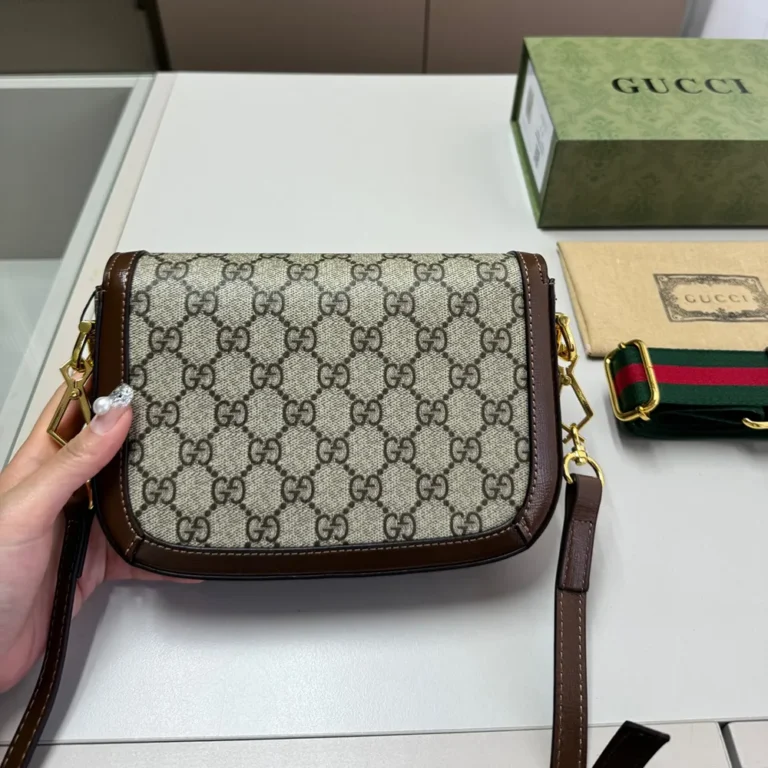GUCCI Horsebit 1955 Bag 20*5*14CM - Image 4