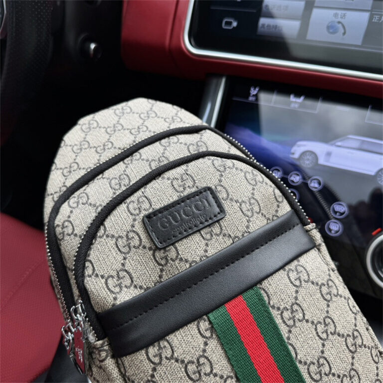 GUCCI Men Women Bag Chest Pack 17-28CM - Image 8