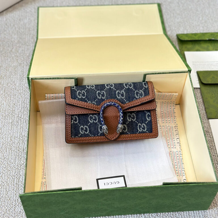 GUCCI Dionysus Denim Mini Bag 16.5CM
