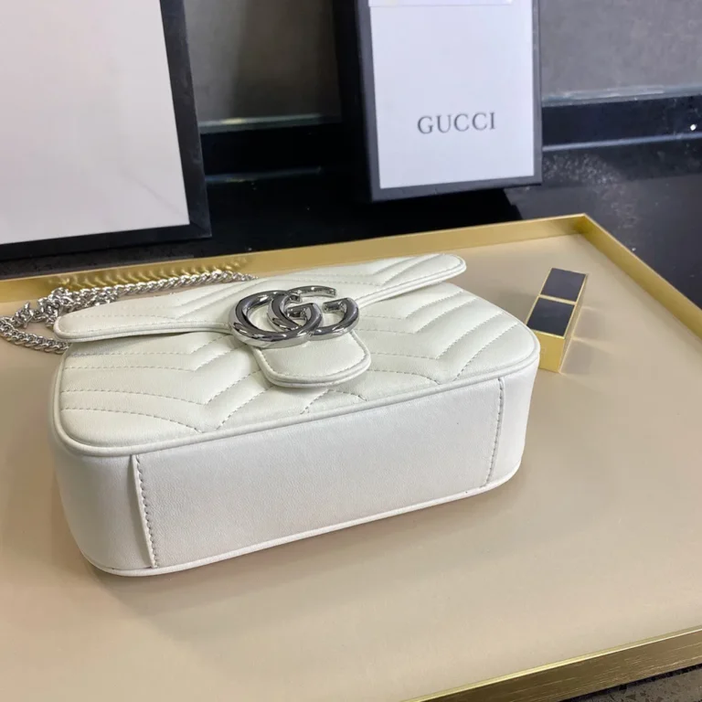 GUCCI Marmont GG Macaron Color Handbag 20CM - Image 4