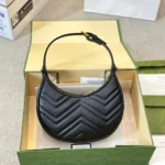 GUCCI Marmont Half Moon Mini Bag 20*12CM