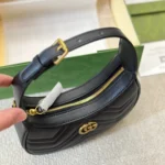 GUCCI Marmont Half Moon Mini Bag 20*12CM