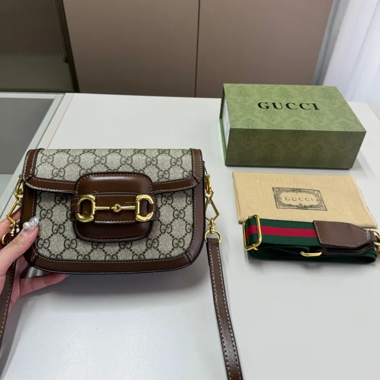 GUCCI Horsebit 1955 Bag 20*5*14CM - Image 8