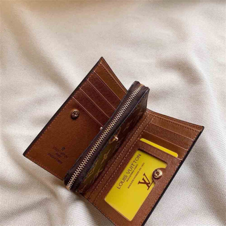 LV Women Men Bag Wallet 13.5-9.5-3.5CM - Image 5