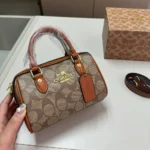 COACH Rowan Boston Bag 18*9*12CM