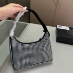 PRADA Re-Nylon Re-Edition 2000 Mini Bag 20*6*15CM with Crystals - Image 4