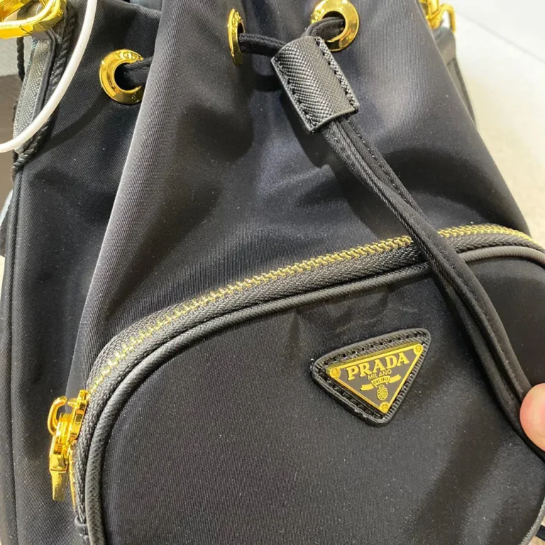 PRADA Duet Re-Nylon Bucket Bag 19*23CM - Image 6