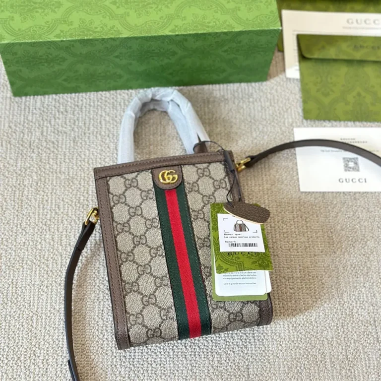 GUCCI Ophidia Mini Tote Bag 17*20CM - Image 3