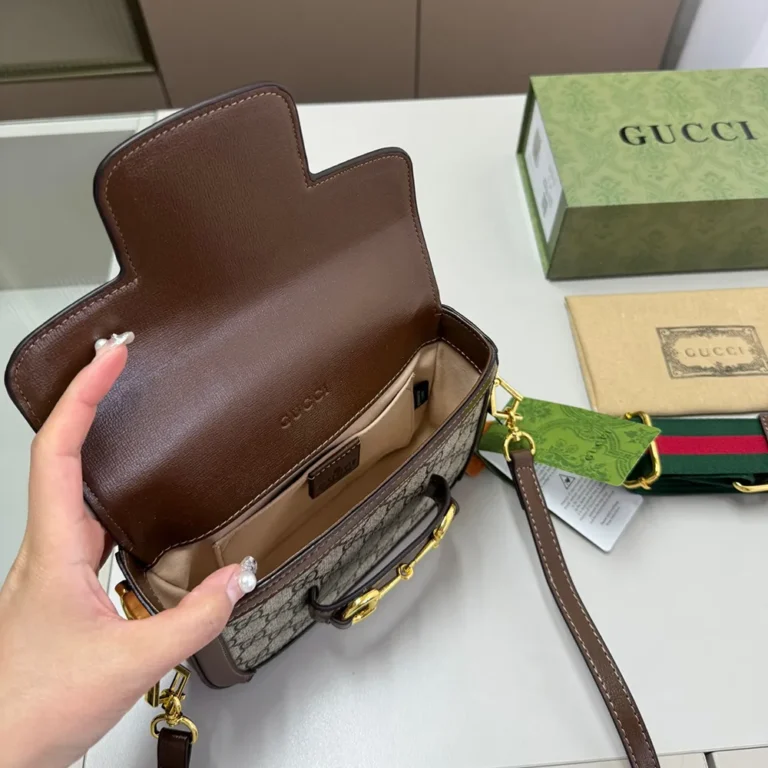GUCCI Horsebit 1955 Bag 20*5*14CM - Image 9