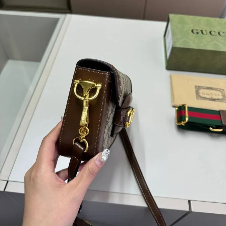 GUCCI Horsebit 1955 Bag 20*5*14CM - Image 6