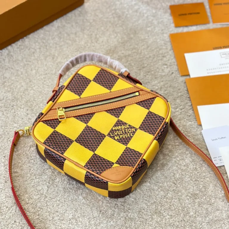 LV Louis Vuitton Chess Messenger Bag 20CM - Image 8
