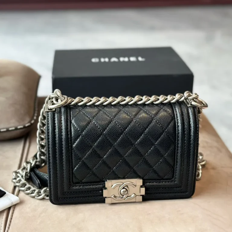 CHANEL Leboy Calfskin Handbag 20CM