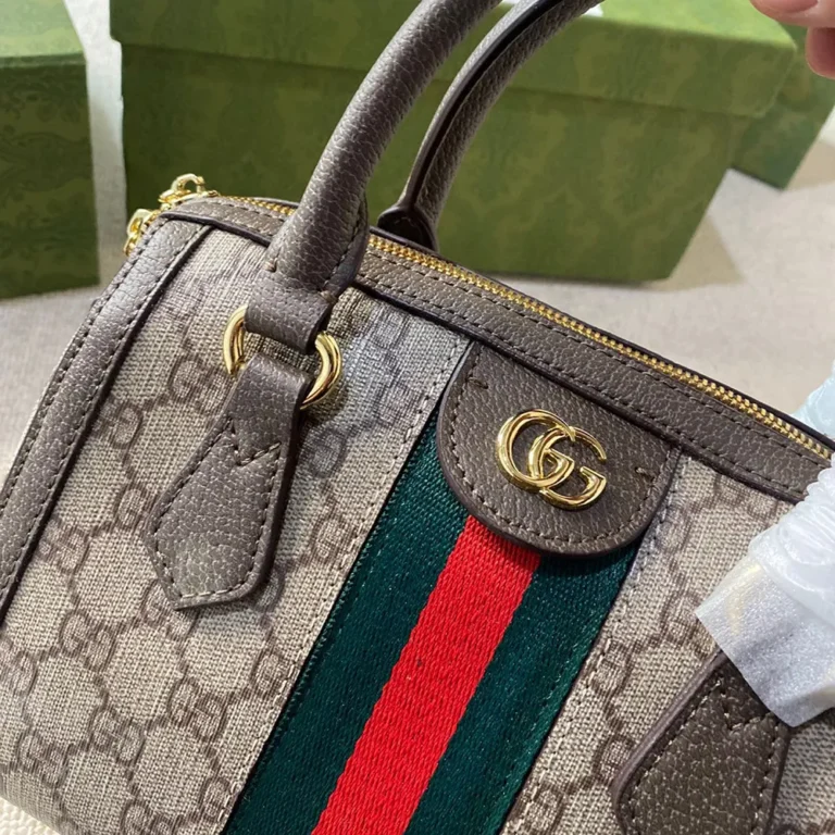 GUCCI Ophidia Mini Boston Bag 22*15CM - Image 6