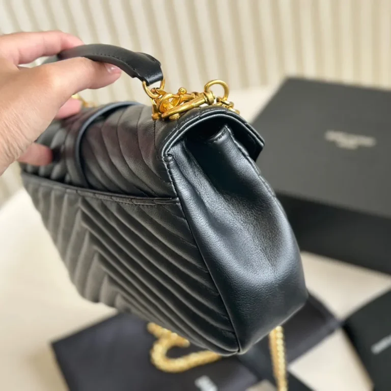 YSL College Handbag 24*17*6. 5CM - Image 5